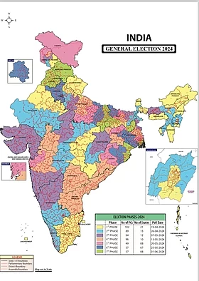 Phase 1 | April 19 | States/UTs 21 | Constituencies 102